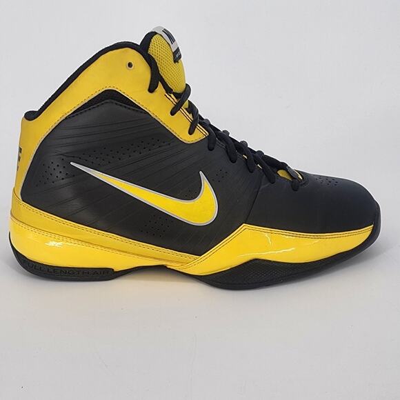 Nike Air Quick Handle Sample Shoes Black Yellow Silver Men’s Size 9 - Picture 2 of 15